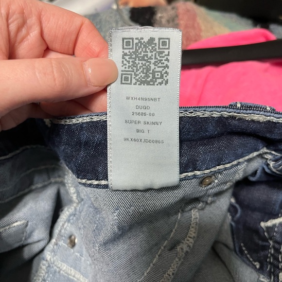 True Religion Super Skinny distressed jeans size 32 - Picture 14 of 14